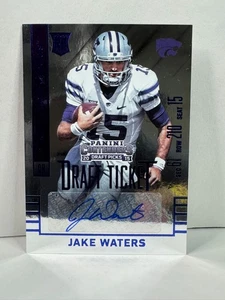 2015 Panini Contenders Draft Picks - Autographs Jake Waters (AU, RC) - Picture 1 of 2