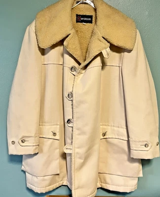 Chaqueta Abrigo McGregor Años 70 De Colección SHERPA Vellón Granero Western Talla 48 Todo Clima EE. UU. Foto 1 de 4