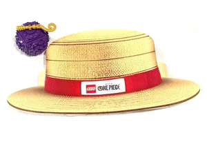One Piece Anime LEGO Luffy Cardboard Hat Adjustable And Gum Gum Devil Fruit - Picture 1 of 13