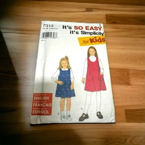 It's So Easy It's Simplicity For Kids Jumper 7313 Pattern Child's 3-8 Uncut FF - Picture 1 of 4