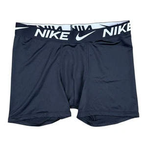 Nike Dri Fit Compression Shorts Boy's XL 14-15 Black Dri-Fit Training Workout - Picture 1 of 6