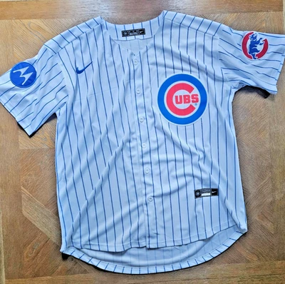 Chicago Cubs Pete Crow-Armstrong #4 🔥 Motorola Men PCR "Cubbies" 🐻 Jersey NLCS - Image 1 of 4
