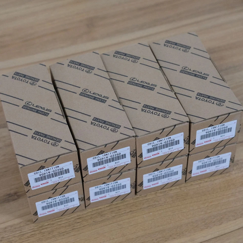 90919-02256 8x Ignition Coils For Lexus GX460 LX570 Toyota 4Runner Tundra Camry - Изображение 1 из 4
