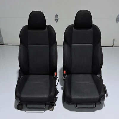 2015-2019 Subaru Impreza Wrx Front Left & Right Cloth Red Stitch Seats Pair -034 - Image 1 of 4