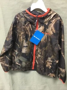 New Boys Columbia Pixel Grabber Camo/DK Gray Reversible Jacket Size Youth XXS - Picture 1 of 5