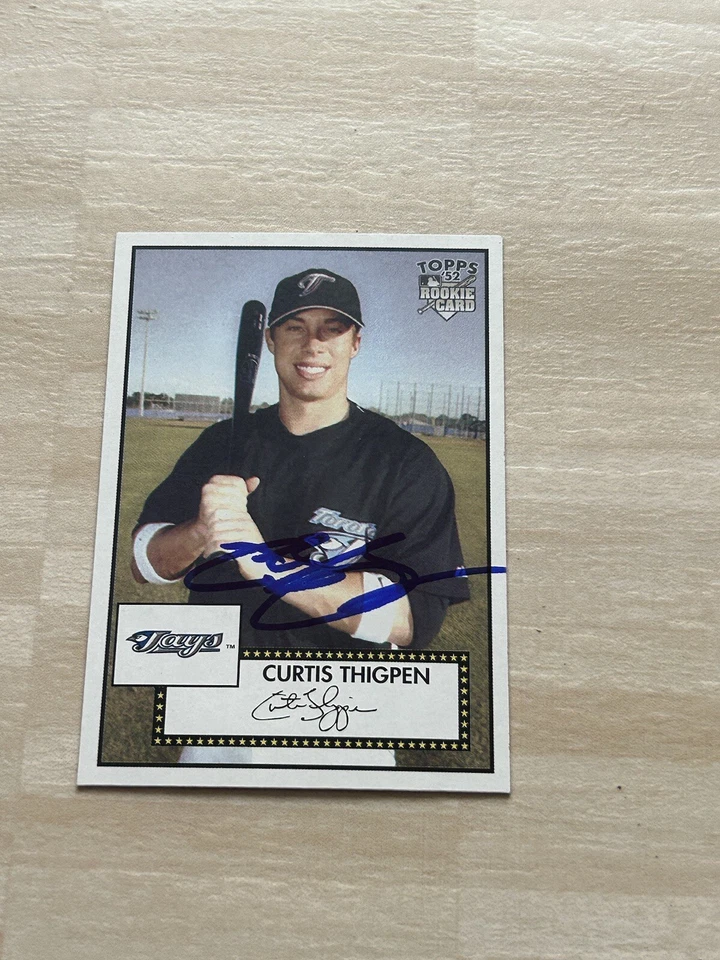 2007 Topps '52 - #138 Curtis Thigpen On Card Auto IP Signature - Image 1 of 1