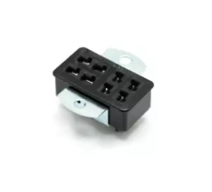(4pcs) Cinch S308AB Jones 8-Pin Socket 38330-0508 Panel Mount Angle Bracket - Picture 1 of 2