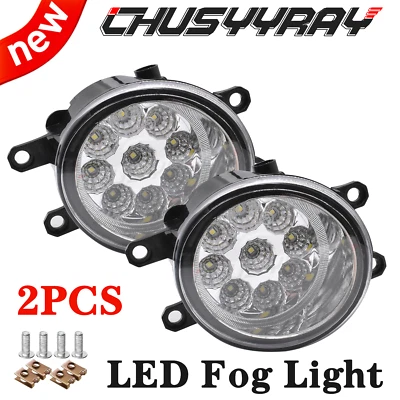 Par de luces antiniebla LED delanteras para Toyota RAV4 2006 2007 2008 2009 2010 2011 2012 Foto 1 de 4