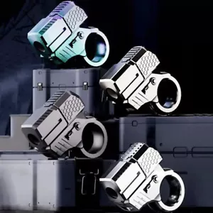 Pistola in lega mano giocattoli adulti EDC Spinner Fidget anello pieghevole decompressione metallo - Foto 1 di 16