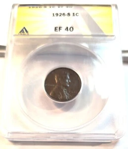 1926 S Lincoln cent EF 40 - Picture 1 of 4