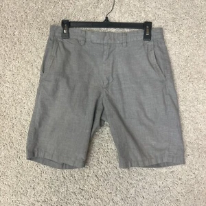 Pantalones Cortos Chinos J Crew Club Para Hombre Talla 30 Gris Frente Plano Preppy Básicos Informales - Imagen 1 de 9