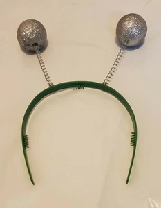 2 Alien Head Bopper Hats Masks Birthday School Halloween Fun Party Favor Hat - Picture 1 of 1