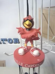 University of Louisville Cardinals Licensed NCAA Collegiate Wind Chime UL Team - Picture 1 of 6