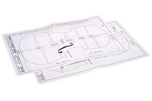 Nicolo Amati Violin Body Plan - Picture 1 of 1