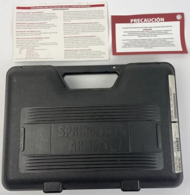 Springfield Armory XD-40 X-TREME HARD S&W Pistol Gun Case w Insert Fits 40 S&W - Image 1 of 4