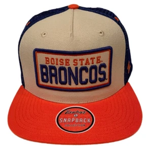 Zephyr NCAA Boise State Broncos "Paradigm" 5 Panel Flat Bill SnapBack Hat NWT - Picture 1 of 5