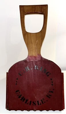 Antique C.R. King Carlisle Kentucky Seed Scoop Bluegrass Primitive Stripper Tool - Image 1 of 4