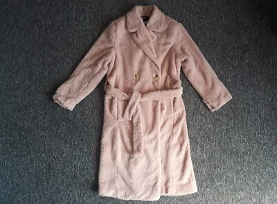 Free People pink faux fur coat, oversized XS/S, NEW! RRP £298 - Image 1 of 4
