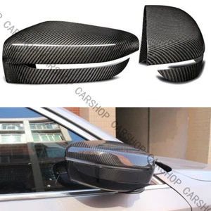For BMW G20 G22 G30 G32 G14 330i 2017-2022 Carbon Fiber Side Mirror Cover Caps - Bild 1 von 5