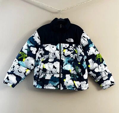The North Face Men's 1996 Retro Nuptse 700 Down Puffer Jacket Abstract Floral L - Image 1 of 4