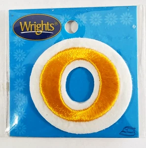 WRIGHTS Cooper Fuente Bordado Número Hierro Sobre Aplique - DORADO #0 - Imagen 1 de 1