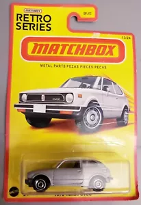 1976 Honda CVCC | Matchbox Retro Series 13/24 | HFJ00 | Silver B1 - Picture 1 of 6