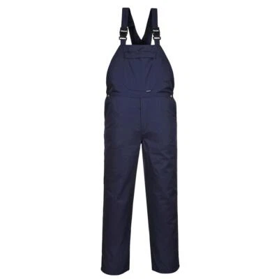 PORTWEST Burnley Bib and Brace Polycotton Comfort Elasticated Waist C875 - Image 1 of 2
