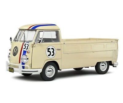 Volkswagen T1 Pick-Up 1/18 1950 Racer N° 53 Beige - Solido S1806708 - Immagine 1 di 4