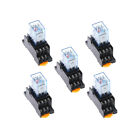 5Pcs Relay  My4nj  220/240V Ac Small Relay 5A 14Pin Coil Dpdt With Socket