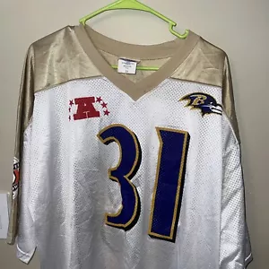 Vintage Majestic Baltimore Ravens Super Bowl XXXV Jamal Lewis Jersey Size 2 X - Picture 1 of 7
