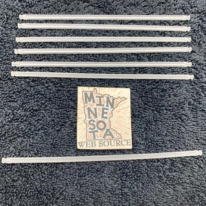 7 Micro Knex Clear Rods 5-3/8" - Rare Mini K'nex Speciality Parts - Picture 1 of 4