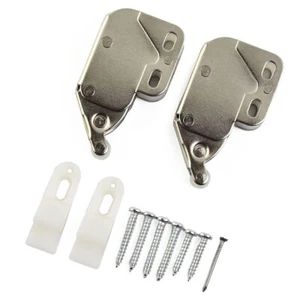 Push To Open Touch Release Lock Spring Loaded Mini Latch For Cupboard Cabinet - Picture 1 of 12