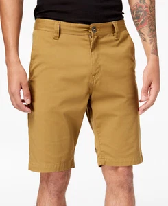VOLCOM Mens Frickin Tuner Stretch Shorts Dark Khaki 31 $45 NSWT - Picture 1 of 1