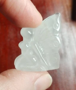 Rosenquarz Kristall Fee poliert Mini Heilmineral super süß Schnitzerei - Bild 1 von 2