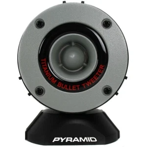 COPPIA 2 SUPER TWEETER PYRAMID TW28 TW 28 grigi 10 cm di diametro 150 watt rms - Foto 1 di 8