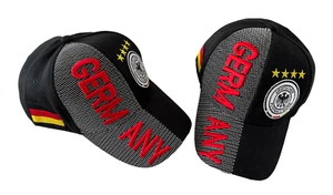 Germany  Cap 3D embroidered Flag Germany Deutschland Football Cap Hat - Picture 1 of 4