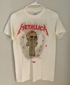 Vintage 1989 Metallica One Tee Shirt M - Picture 1 of 10
