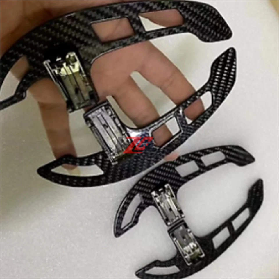 Carbon fiber Steering wheel Black shift paddles For Mercedes Benz General Model - Image 1 of 2