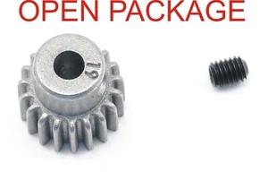 Traxxas 19t Tooth 48 Pitch Steel Pinion Gear 48p 2wd Stampede Grub Screw - Picture 1 of 2