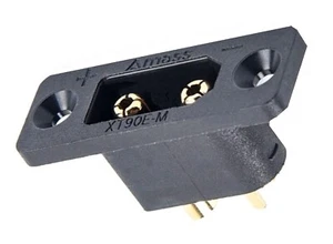 1-5 St. Einbaustecker XT-90E-M von AMASS® für Gehäusemontage vergoldete Kontakte - Bild 1 von 4