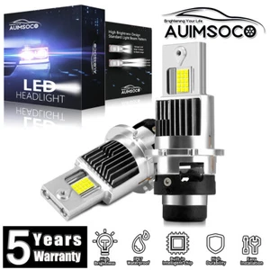 2x D2S LED Headlight Bulbs White Xenon HID Replacement For Cadillac Catera 2001 - Picture 1 of 12