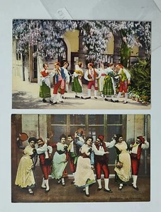 NAPLES PROVINCE-SORRENTO-COSTUMES-LOT 2 POSTCARDS-C32-162 - Picture 1 of 1