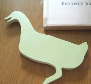 4 Pottery Barn Kinder Ente Holz Plakette Wandkunst 12x8 Land Handwerker Küche Neu im Karton - Bild 1 von 1