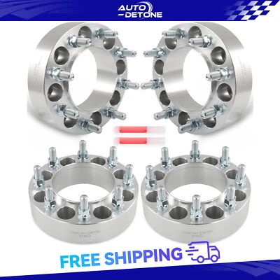 2" 8x6.5 to 8x170 14x1.5 (4) Wheel Adapter Hubcentirc For Chevrolet Express 2500 - Image 1 of 4