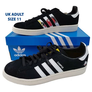 Adidas Originals Mickey Mouse Campus Shoes Trainers Core Black Disney Adult UK11 - Picture 1 of 12
