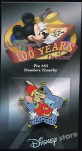 Orig Card Disney pin 100 Years of Dreams #85 Dumbo's Friend Timothy Mouse 1941 - Picture 1 of 2