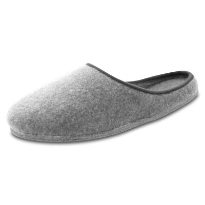 Filzpantoffeln Hausschuhe aus Filz in grau mit Filzsohle Größen 35 - 48 Unisex - Bild 1 von 4