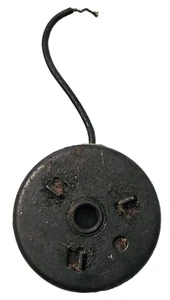 Vintage Clock Metal Motor Piece untested 2" diam helped dial in the time - Picture 1 of 4