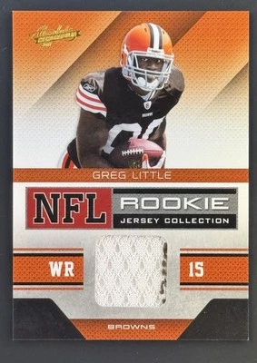 2011 Panini Absolute Memorabilia - NFL Rookie Jersey Collection Greg Little #14 - Image 1 of 2