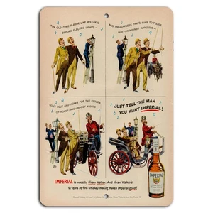 Vintage Imperial Whiskey Werbung: Zeitloser Geschmack & Charme! - Bild 1 von 1